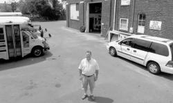 MIGUEL JUAREZ staff Long Branch resident James Keelen's home and bus company business on Belmont Avenue are in the city's Broadway redevelopment zone. 