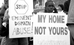 PHOTOS BY GLORIA STRAVELLI  More than 100 people attended a rally to protest plans to condemn homes in Long Branch for redevelopment. 