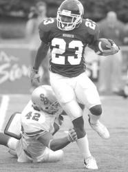 CHRIS KELLY staff Brian Robinson and the Monmouth University football team are looking forward to etching their names in history as the first-ever Gridiron Bowl champions this Saturday in West Long Branch. 