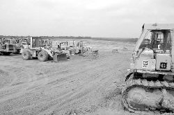 JEFF HUNTLEY Construction crews broke ground for the first phase of the Regency at Monroe this spring. An application for an 857-unit senior housing development was submitted by Toll Brothers Inc. and approved by the township Planning Board in May. A second application for 756 units is still pending and the first model will be erected sometime this fall. 
