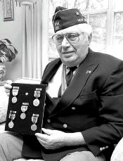 Jeff Huntley East Brunswick resident Robert Abrams recently received his medals of service from World War II after nearly 54 years of waiting.   