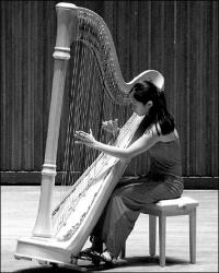 Lillian Young, 14, of East Brunswick during a performance at Lincoln Center.