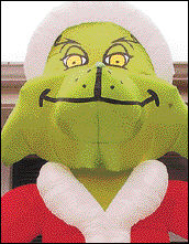 JERRY WOLKOWITZ The Grinch didn&rsquo;t steal Christmas, but someone stole the Grinch. See page 4.