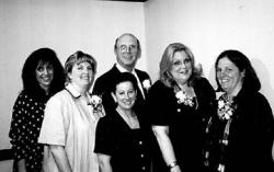 Monroe&rsquo;s Teachers of the Year (l-r, front) Maria Naumik, Pamela Tortoriello, Robin Silverman, Laura Schreuders and Janet Bluefield; and Ronald Bilcik (back).