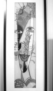 FARRAH MAFFAI A work by Gunter Temeck on display at the River Mill Art Gallery.