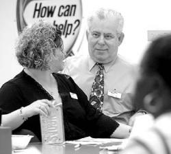 JEFF GRANIT Jay Weiner, who took over at the East Brunswick DMV last winter, is working to improve relations between customers and employees.