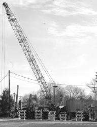 CHRIS KELLY staff The bridge connecting Oceanport&rsquo;s business district to the Fort Monmouth area is still out of service due to construction.