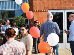  A community block party on June 28 at the Two River Theater plaza in Red Bank was the kickoff for &ldquo;Crossing Borders,&rdquo; a festival celebrating Latino culture.  PHOTOS BY ERIC SUCAR staff 