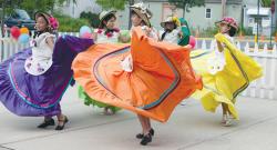  Flamenco dancers will perform at the Outdoor Neighborhood Party taking place at the Two River Plaza in Red Bank on Aug. 14 before the opening of the Crossing Borders Festival. 