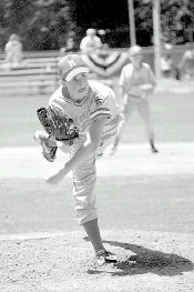 JEFF HUNTLEY Ryan Glasberg pitches for Marlboro in an Aug. 5 game against Maryland. 