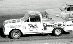 JEFF HUNTLEY Chris Kilbride of Colts Neck competes during the 20-lap truck race at Wall Stadium on Saturday. Kilbride went on to win the race. 