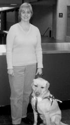 Christina Buckley-Gera and her 3-year-old yellow Labrador Jax will staff the new Bookends Café at the Monmouth County Library Headquarters in Manalapan. The Bookends Café will be open Monday through Thursday, 9 a.m. to 7 p.m., Friday and Saturday, 9 a.m. to 4 p.m., and Sunday, 1-5 p.m. 