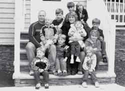 PHOTO COURTESY OF TLC The Hayes family of Marlboro is the focus of "Table for 12," a new series airing on the TLC cable network. 