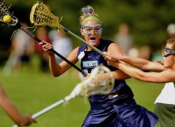 ERIC SUCAR staff In helping the Freehold Township High School lacrosse team win two straight Shore Conference A North Division titles and close in on a third crown, Maddie Comfort set the school record for career goals. 